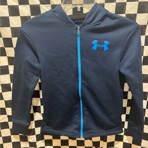 Under Armour Kids' Navy Blue Zip-Up Hoodie